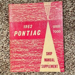 1962 Pontiac Shop Manual Supplement